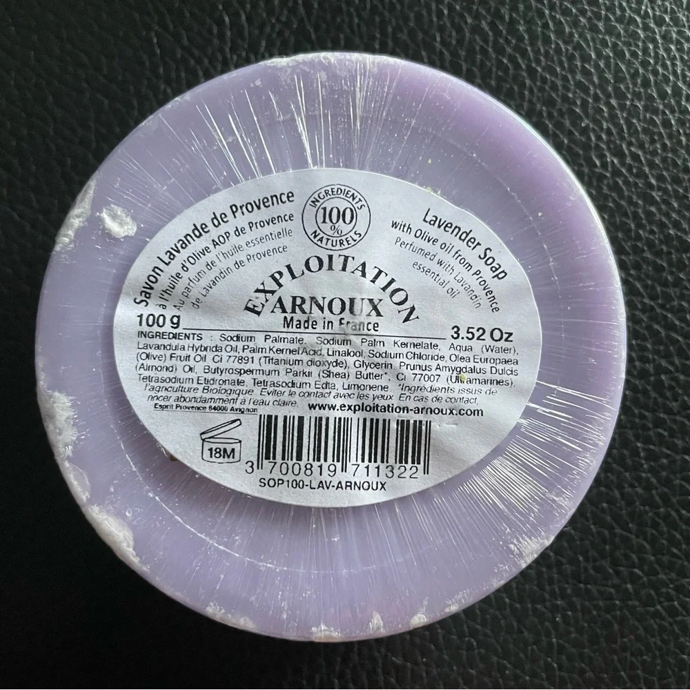 NWT Women Exploitation Arnoux Lavender Soap Made in France 100g
